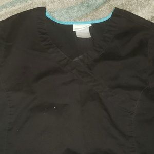 Black Scrub Top